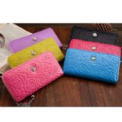 trendy leather zipper women purse images