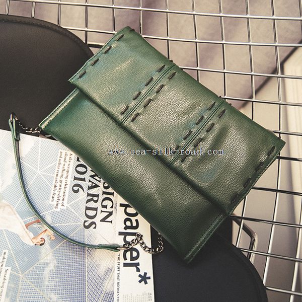 PU leather clutch bag