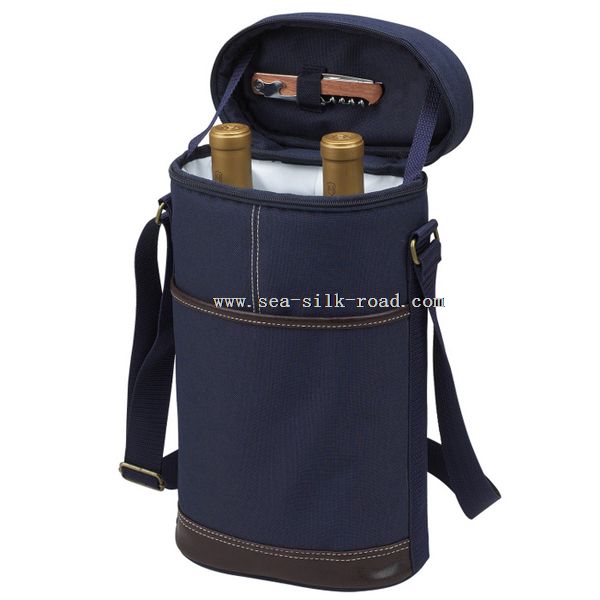 2 Bottles Wine Insulated Cooler Bag