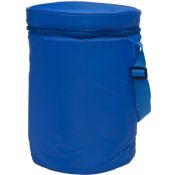 Cylinder cooler duffel bag for frozen food images