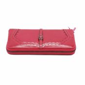 Kvinnor läder Clutch plånbok images