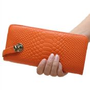 zipper genuine crocodile leather wallet images