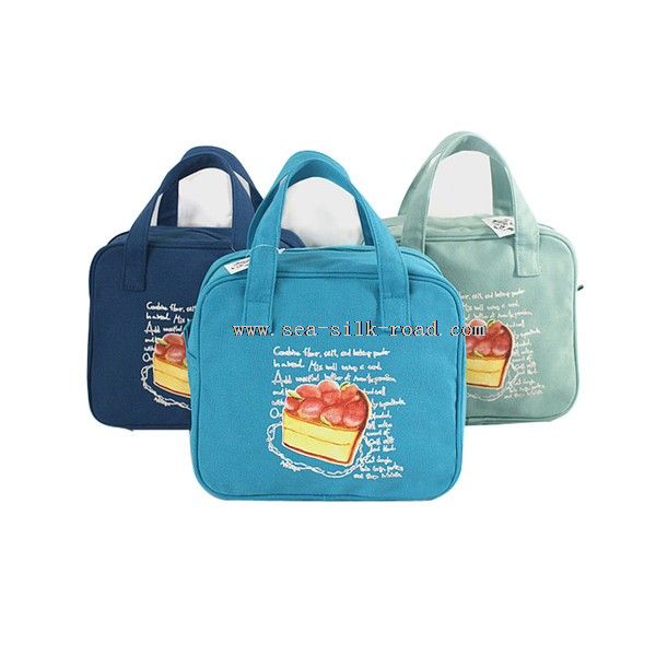 Lunch Bag With Custom Colorful Print