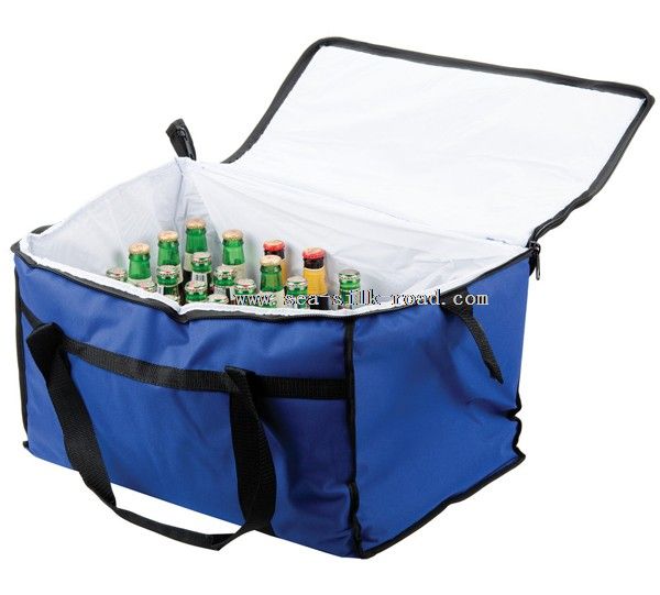 Promotional portable insulated cooler bag