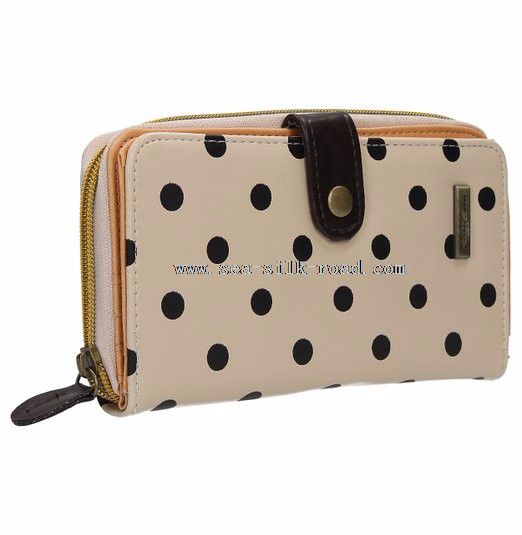 Soft real leather ladies clutch