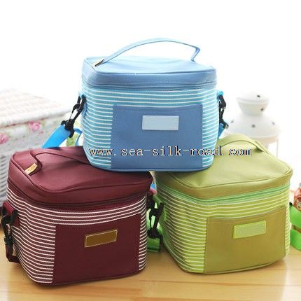 square lunch warm and cool lunch cooler bag