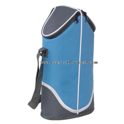 Two wine bottle cooler bag