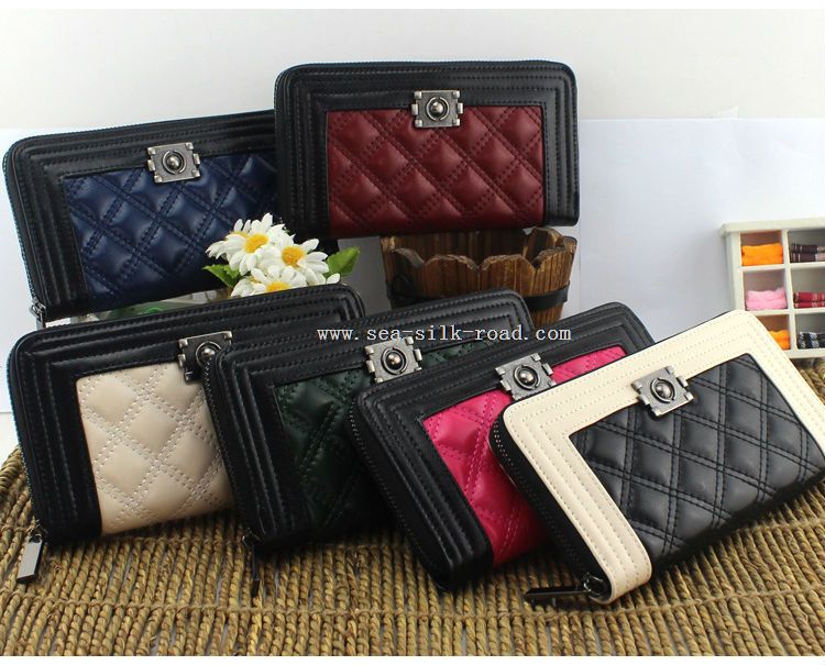 woman thailand leather wallet