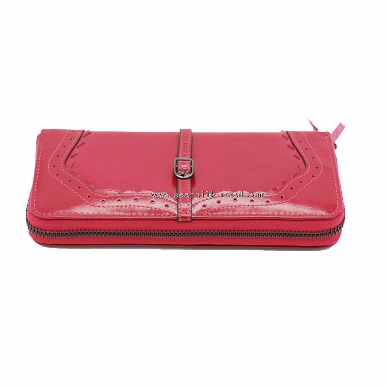 Kvinner Leather Clutch lommebok