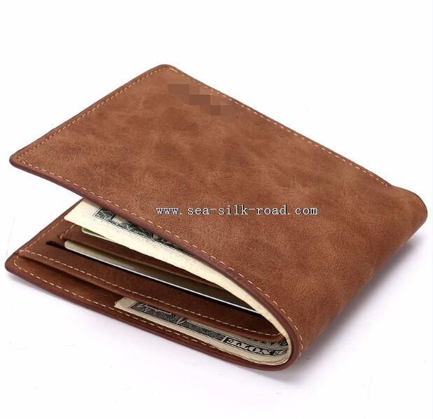Soft genuine leather wallet