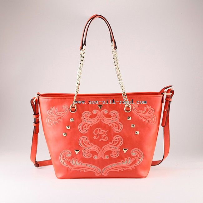 embroider women handbag