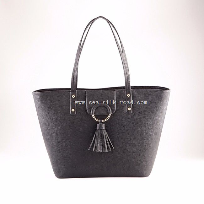 kůže tote bag