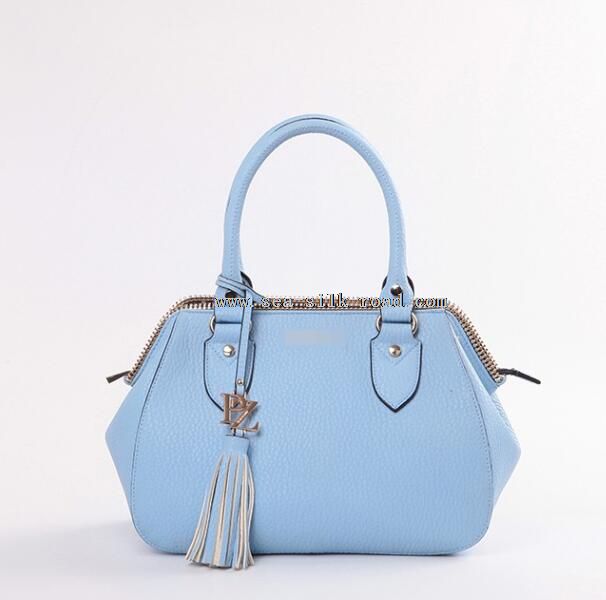 PU Ladies Kettle Bag with Tassels