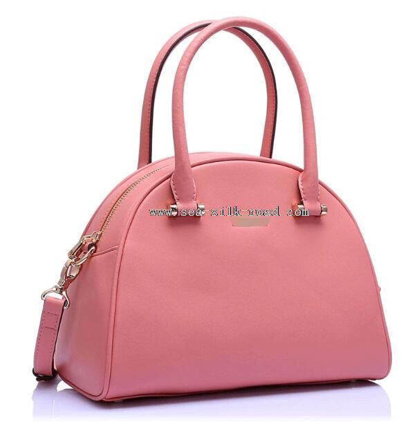 PU læder lyserød farve håndtasker