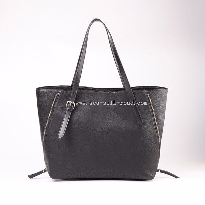 PU material shopper handbags