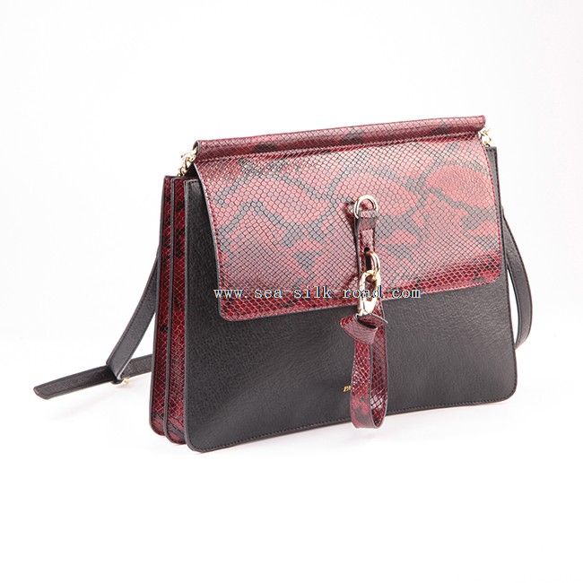 python woman messenger handbag