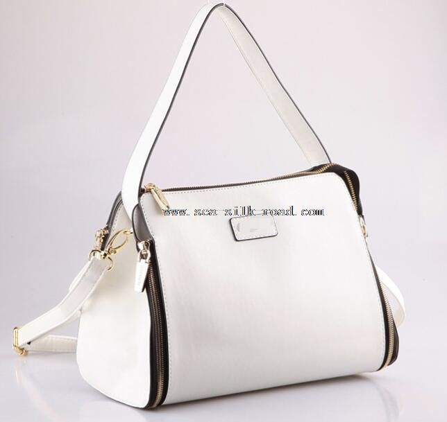 bolso de hombro blanco