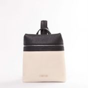 PU color block backpack images