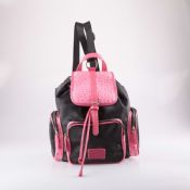 PU cordon fantezie nylon backpack images