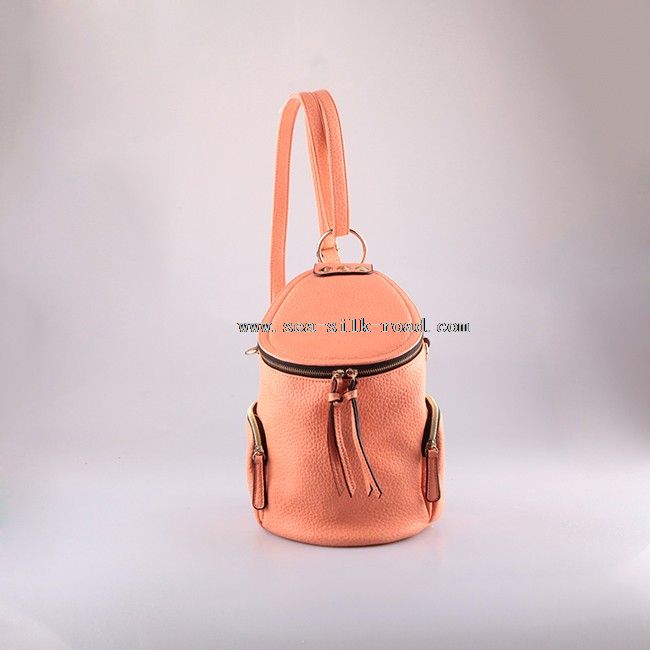 round shaped pu leather Bags