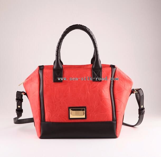 satchel hangbag with long shoulder strap