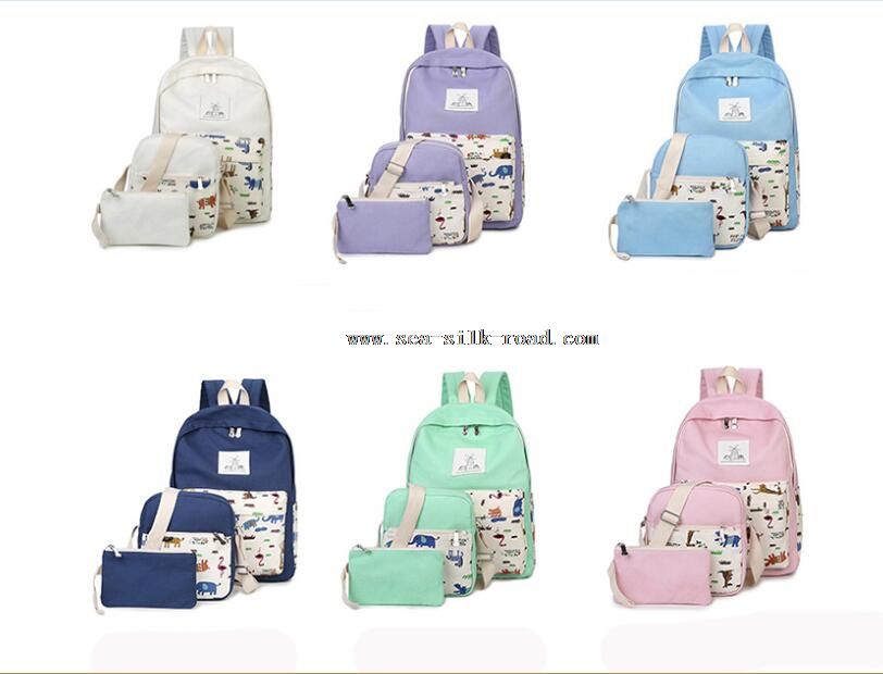 three piece suit bag functional leisure bag school bag