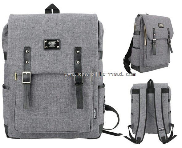 600 Polyester and Pu Materail Combination Laptop Backpack