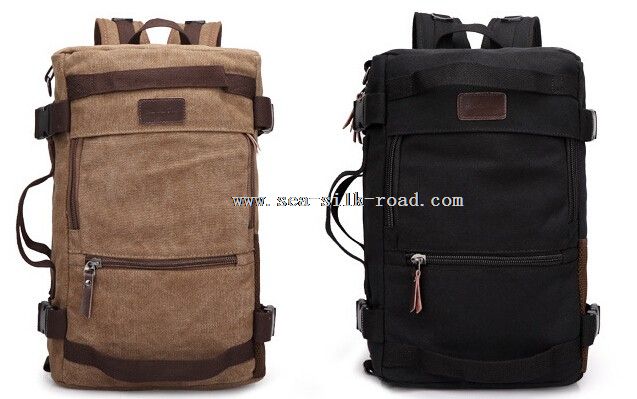 canvas backpack travel bag