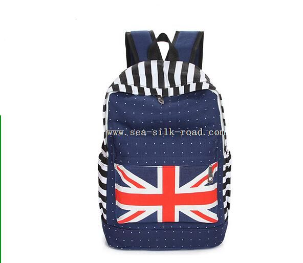 Flag print backpack