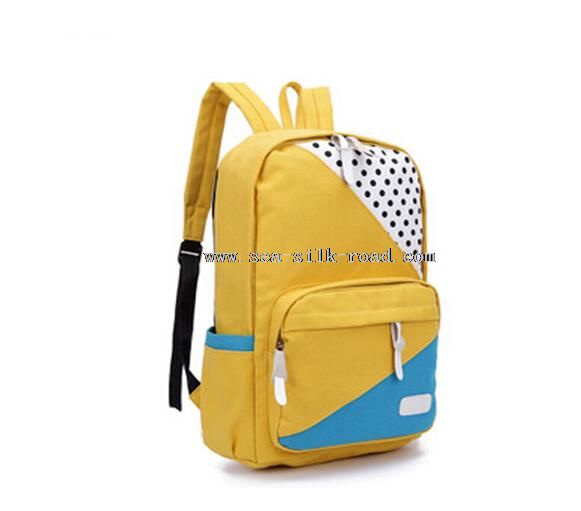 Lovely Canvas School Backpack