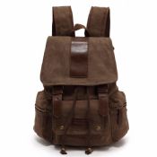 Canvas backpack images