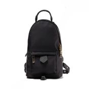 Nylon Fashion Backpack With Pu Shoulder Strap images