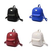 Pu Fashion Backpack WIth Rivets images