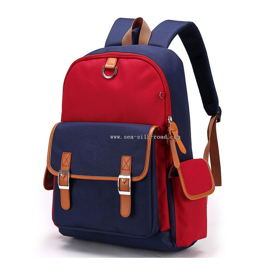 Nylon School Backpack