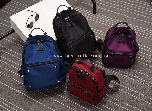 Waterproof Nylon Rivets Backpack