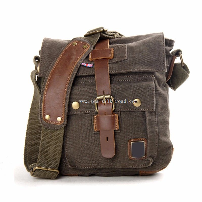 canvas messenger bag