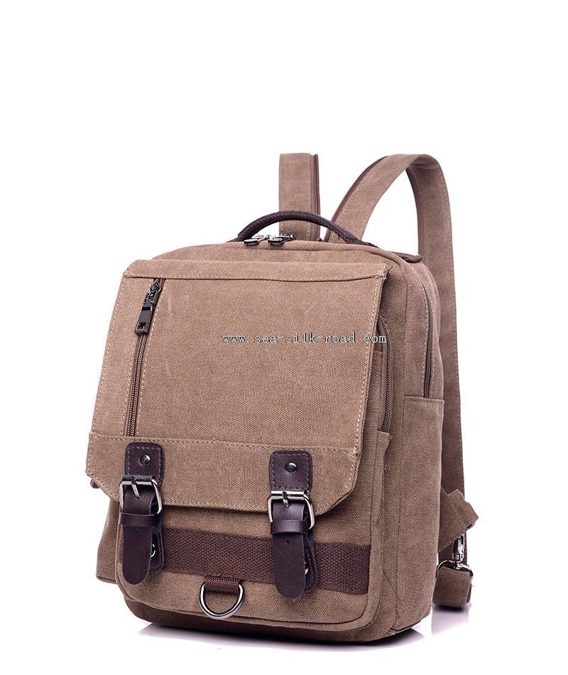 Canvas Mini Size Backpack For School