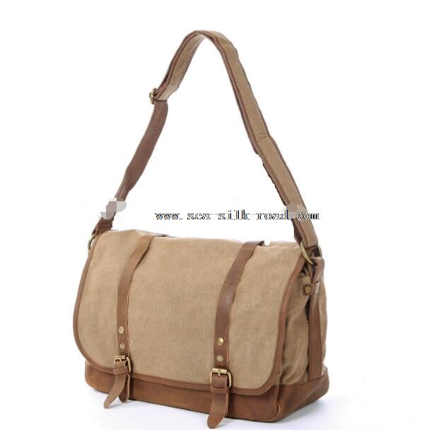 canvas shoulder messenger bag