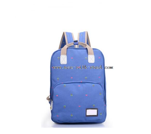 Ransel Canvas perjalanan sekolah College