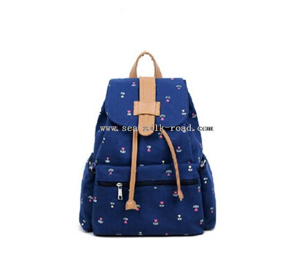 Canvas Travel School College Backpack