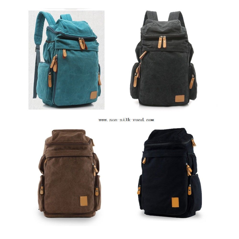 canvas vest school backpack