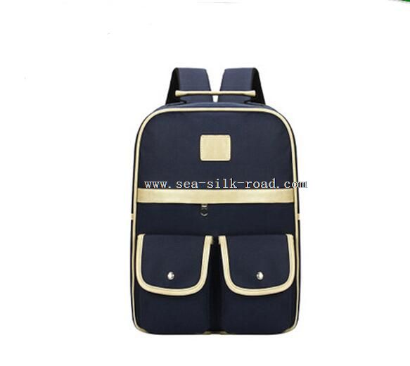 Double Pocket Students Nylon Bag