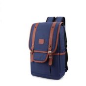 Blue Canvas Backpack images