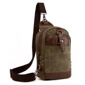 Fashion Washed Canvas Chest Bag images