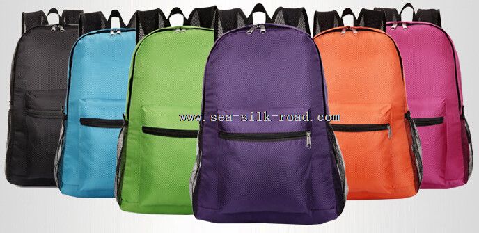 Poliester plegable mochila