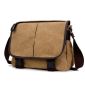 Canvas Messenger Bag With Shoulder Strap And Flap small picture