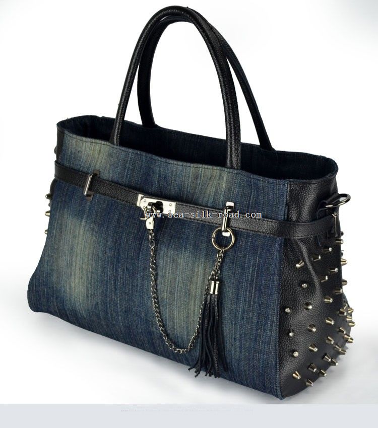 jean hand bag