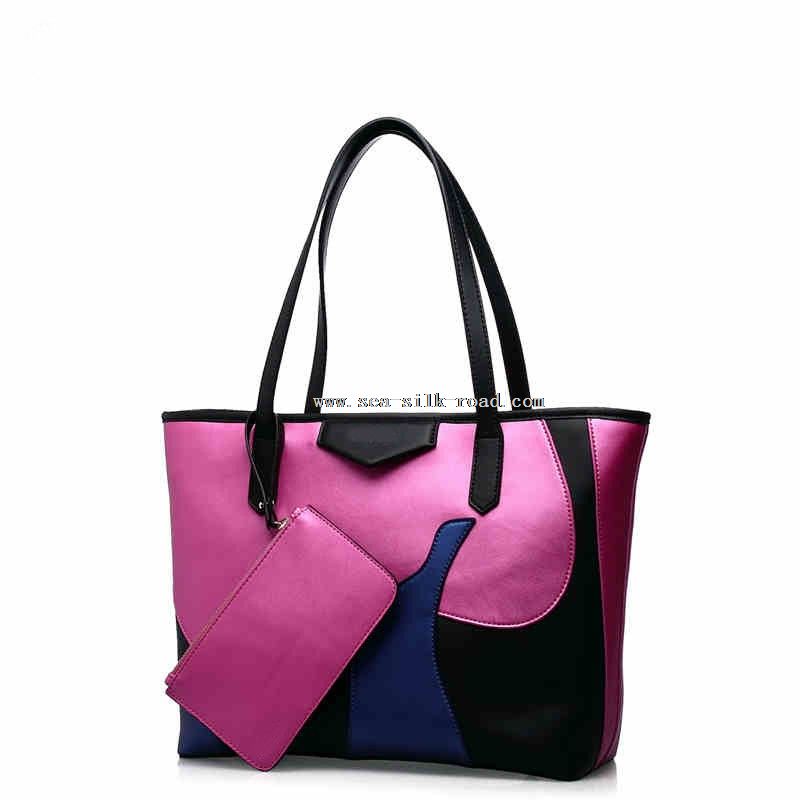 leather tote hand bag