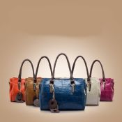 Genuine leather lady hand bag images