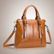 Leather messenger hand bag images